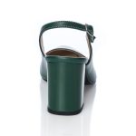 Sandale dama din piele naturala - Verde Box - V7 VB