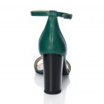 Sandale dama din piele naturala - Verde - S10 V