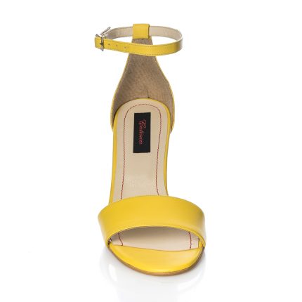 Sandale dama din piele naturala - Galben - S10 G