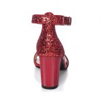 Sandale dama - Glitter Rosu - S7 GR