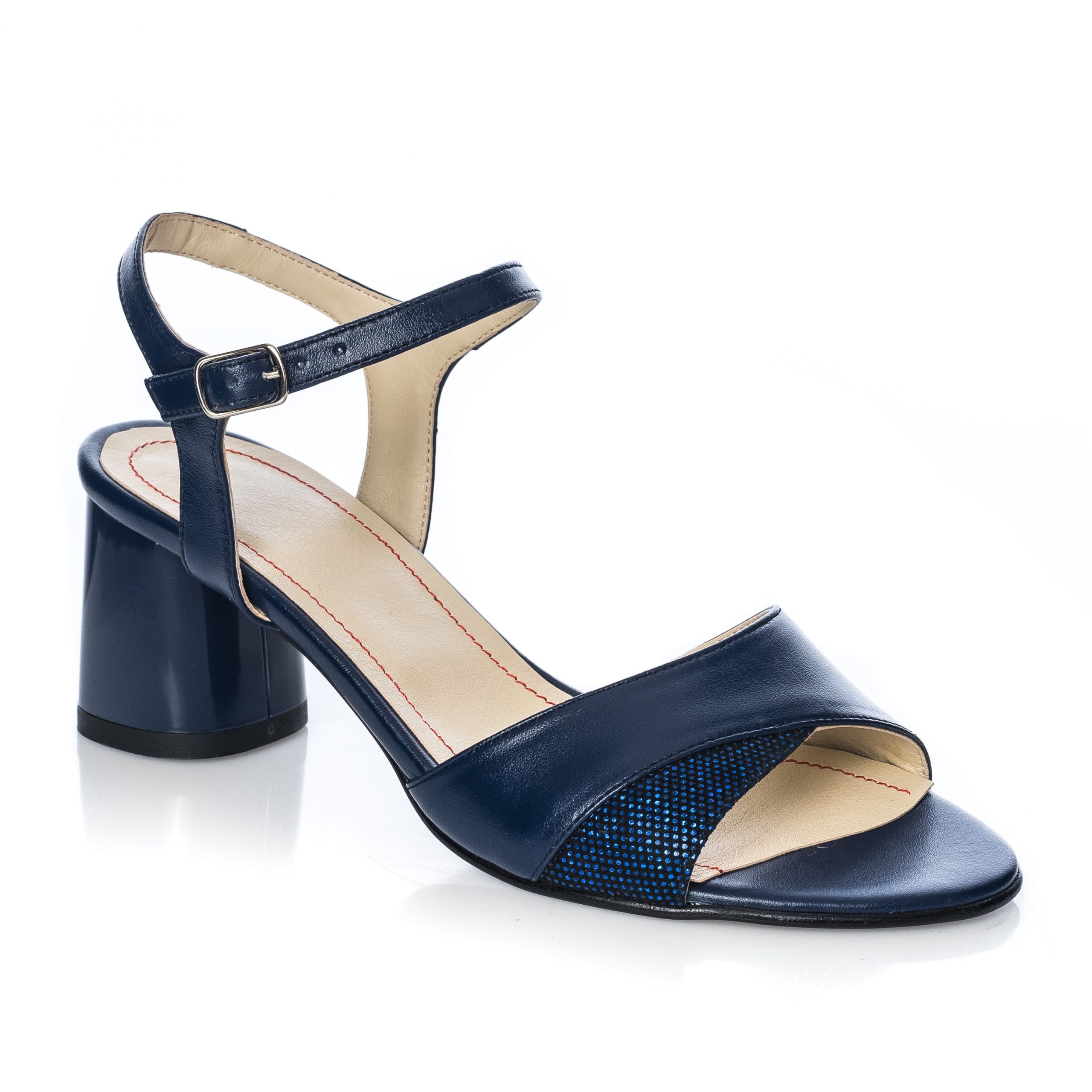 Sandale dama din piele naturala - Bleumarin cu Sclipici - S2 BSC Sandale dama din piele naturala - Bleumarin cu Sclipici - S2 BSC