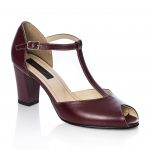 Sandale dama din piele naturala - Bordo Box - D8 BOB