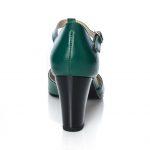 Sandale dama din piele naturala - Verde Box - D8 VB