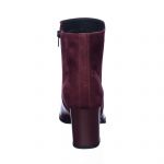 Ghete dama din piele naturala - Bordo Box + Antilopa - GX31 BBA