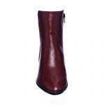 Ghete dama din piele naturala - Bordo Box + Antilopa - GX31 BBA