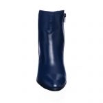 Ghete dama din piele naturala - Albastru Box + Antilopa - GX31 ABA