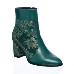 Ghete dama din piele naturala - Verde cu Sal Verde - GX32 VSV