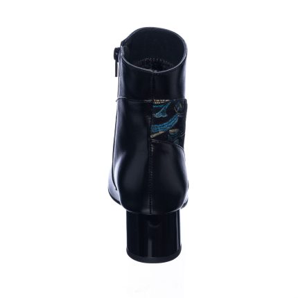 Ghete dama din piele naturala - Negru cu Sal Negru - GX50 NSN