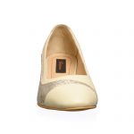 Pantofi dama din piele naturala - Bej Poney - 315 BP