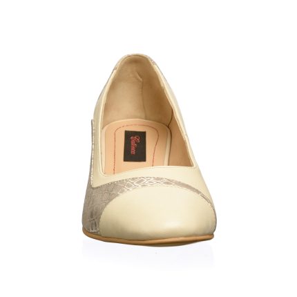 Pantofi dama din piele naturala - Bej Poney - 315 BP