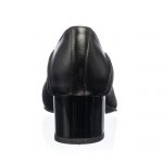Pantofi dama din piele naturala - Negru cu Antilopa - 505 NA