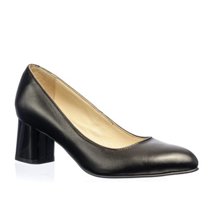 Pantofi dama din piele naturala - Negru - A2 N