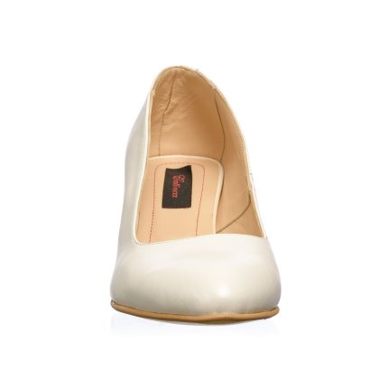 Pantofi dama din piele naturala - Bej - A2 B