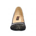 Pantofi dama din piele naturala - Negru Varf Poney - A3 NVP