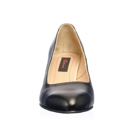 Pantofi dama din piele naturala - Negru Box Flori - A4 NBF