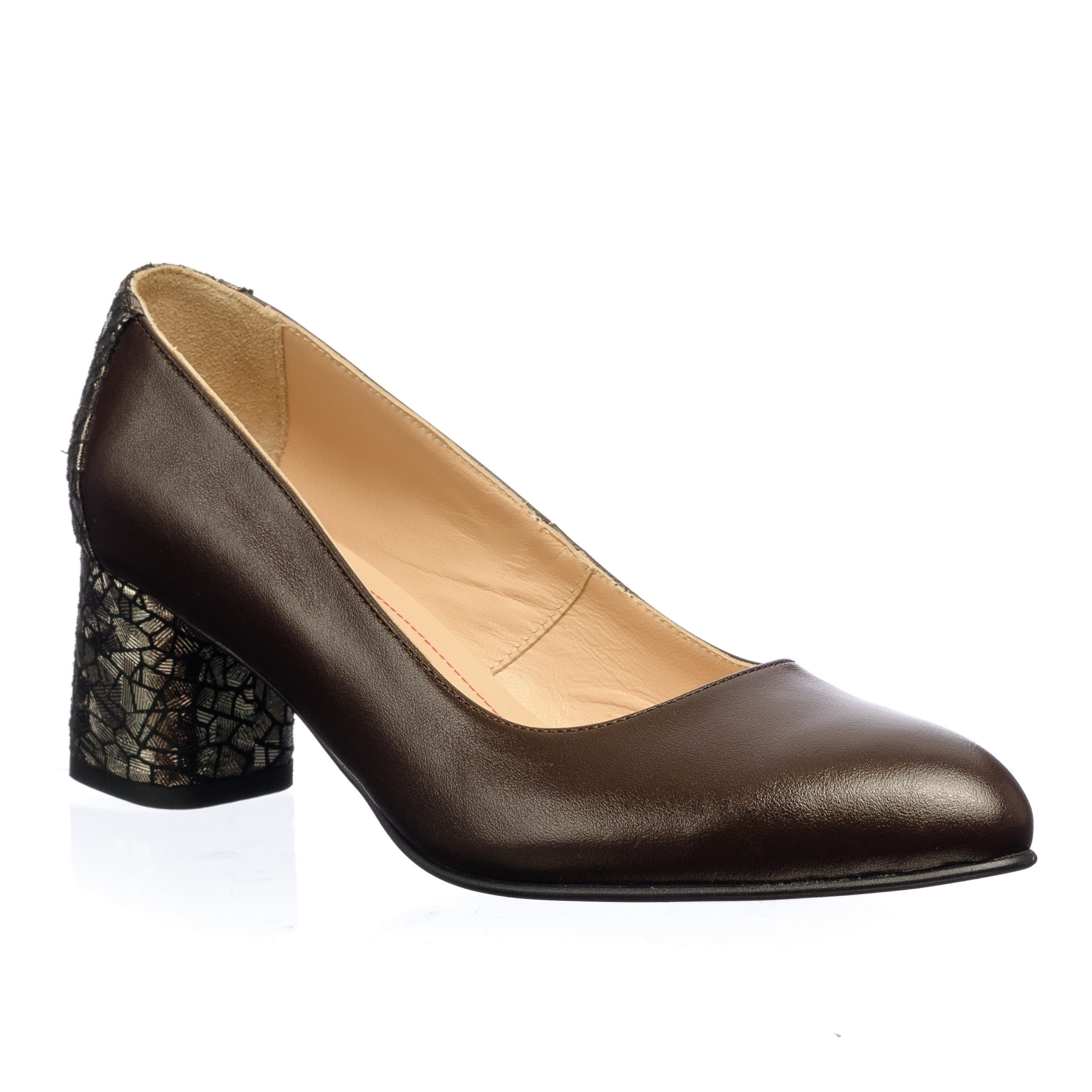 Pantofi dama din piele naturala - Maro Solzi Maro - A4 MSM Pantofi dama din piele naturala - Maro Solzi Maro - A4 MSM