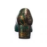 Pantofi dama din piele naturala - Verde Straveziu - A5 VS