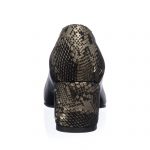 Pantofi dama din piele naturala - Negru Sarpe Negru - A5 NSN