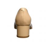 Pantofi dama din piele naturala - Lac Nude - A6 LN