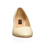Pantofi dama din piele naturala - Bej Pietricele Roz - A7 BPR