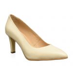 Pantofi dama din piele naturala - Bej - A9 B