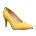 Pantofi dama din piele naturala - Galben - A9 G