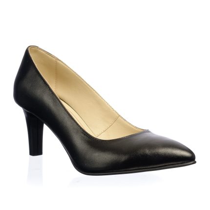 Pantofi dama din piele naturala - Negru - A9 N