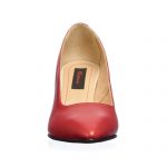 Pantofi dama din piele naturala - Rosu - A9 R