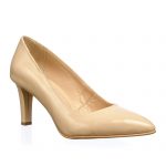 Pantofi dama din piele naturala - Lac Nude - A9 LN