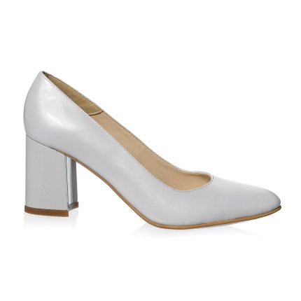 Pantofi dama din piele naturala  - ALB SIDEF - R7 AS