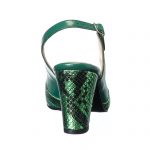 Sandale dama din piele naturala - Verde Sarpe Verde - 024 VSV