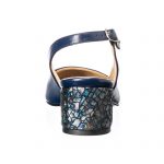Sandale dama din piele naturala - Bleumarin Solzi - A77 BLS