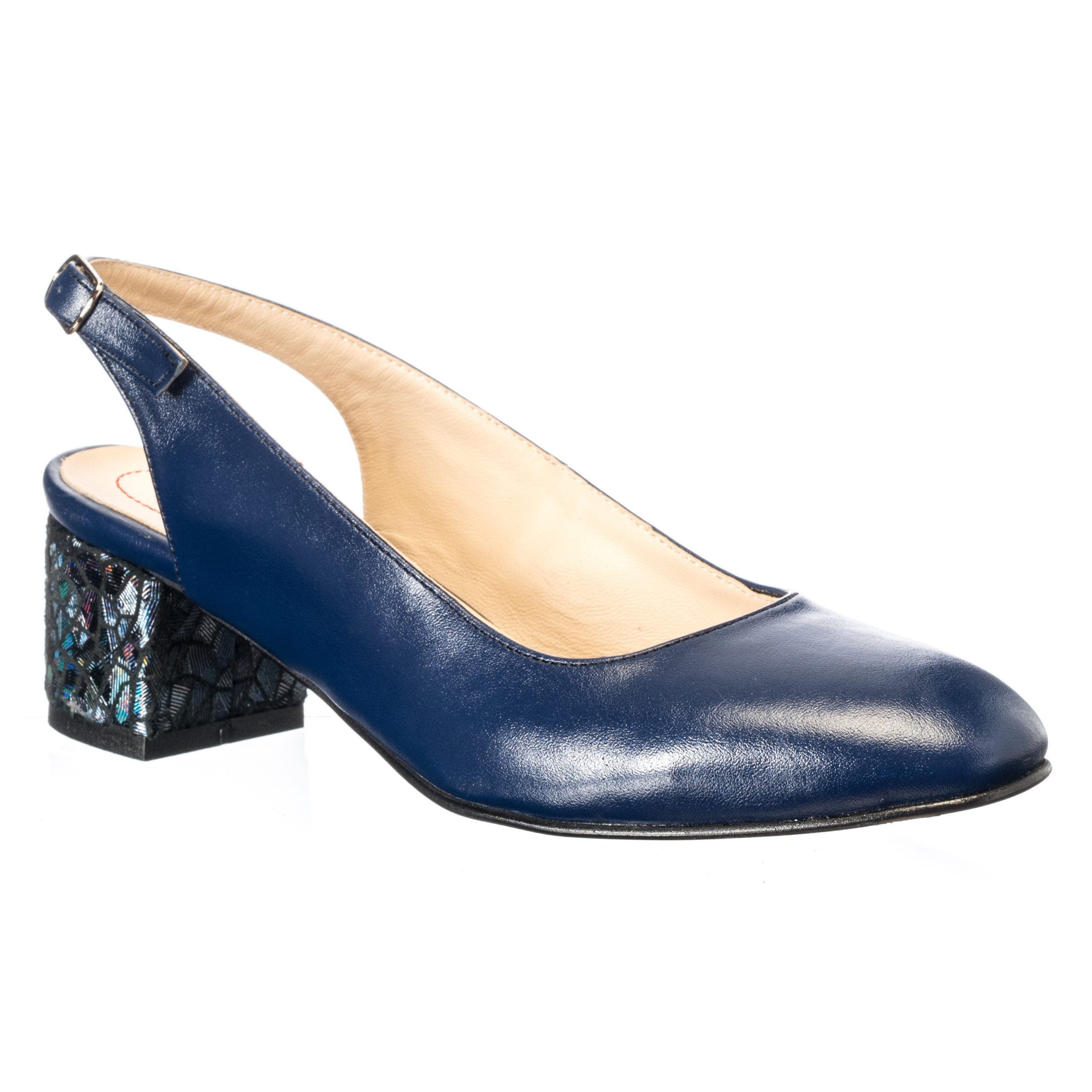 Sandale dama din piele naturala - Bleumarin Solzi - A77 BLS Sandale dama din piele naturala - Bleumarin Solzi - A77 BLS