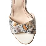 Sandale dama din piele naturala - Sarpe Galben - S4 SG