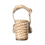 Sandale dama din piele naturala - Maro Croco - S15 MC