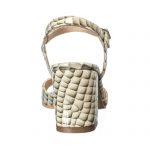 Sandale dama din piele naturala - Gri Croco - S15 GC