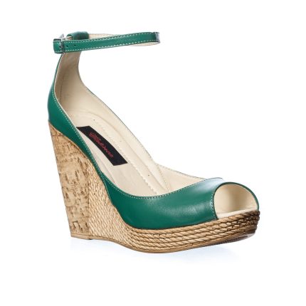 Sandale dama din piele naturala - Verde - G20 V