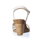 Sandale dama din piele naturala - Bej - P16 B