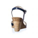 Sandale dama din piele naturala - Bleumarin - P16 BL
