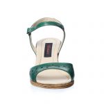 Sandale dama din piele naturala - Verde - P16 V