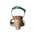Sandale dama din piele naturala - Verde - P16 V