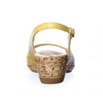 Sandale dama din piele naturala - Galben - P27 G