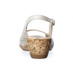 Sandale dama din piele naturala - Bej - P27 B