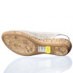 Sandale dama din piele naturala - Bej - P27 B