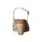 Sandale dama din piele naturala - Bej - P28 B