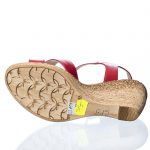 Sandale dama din piele naturala - Rosu - SP5 R