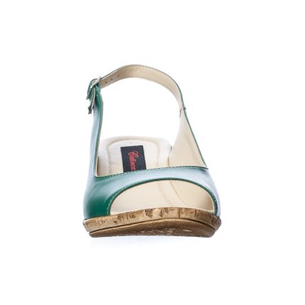 Sandale dama din piele naturala - Verde - SP 29 V