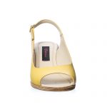 Sandale dama din piele naturala - Galben - SP 30 G