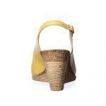 Sandale dama din piele naturala - Galben - SP 30 G