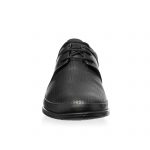 Pantofi barbati din piele naturala - Negru Perforat - 650 NP